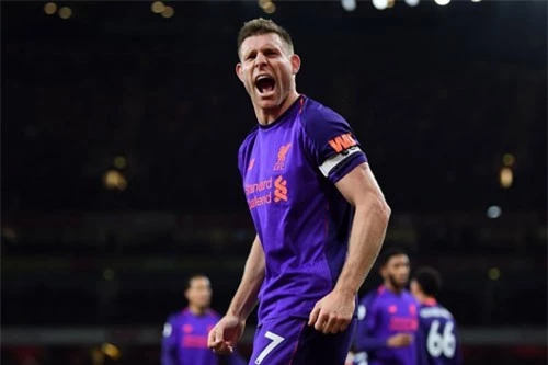 Tiền vệ: James Milner (Liverpool).