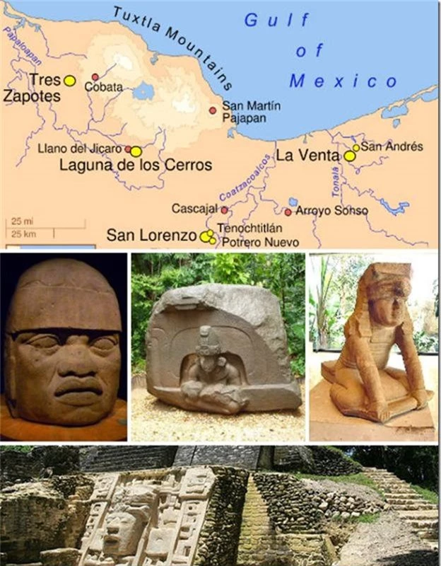 Nền văn minh Olmec, Mexico