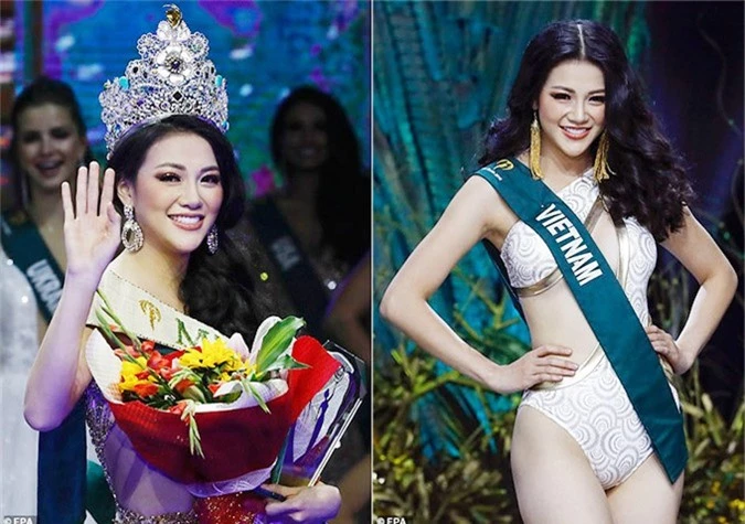 Phương Khánh được khán giả trong nước và quốc tế khen ngợi về nhan sắc khi đăng quang Miss Earth 2018 tối 3/11.