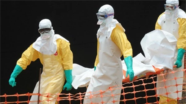 Nhân viên y tế khi làm việc trong vùng dịch Ebola. Ảnh: AFP.