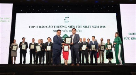 TTC Sugar đạt “Top 10 doanh nghiệp có Báo cáo thường niên tốt nhất 2018”