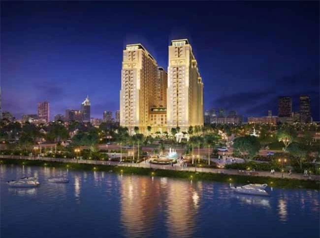 Khu cao ốc ven sông Dream Home Riverside nằm trong khu dân cư sầm uất Q.8 rộng đến 51ha (ảnh TL)