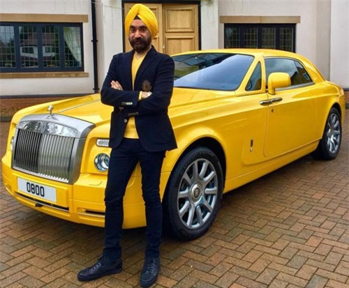 "Bill Gates của Anh quốc" tậu 7 chiếc Rolls-Royce sơn màu "ton sur ton" với khăn quấn Turban