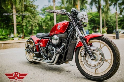 Ngắm Honda VRX 400 độ Bobber cực chất tại Hà Nội