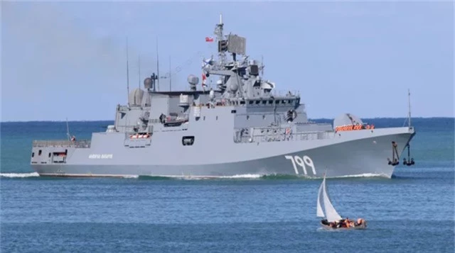  Tàu Đô đốc Makarov của Nga. (Ảnh: Reuters) 