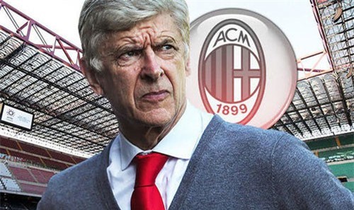 "Giáo sư" Arsene Wenger sẽ trở thành HLV trưởng của AC Milan