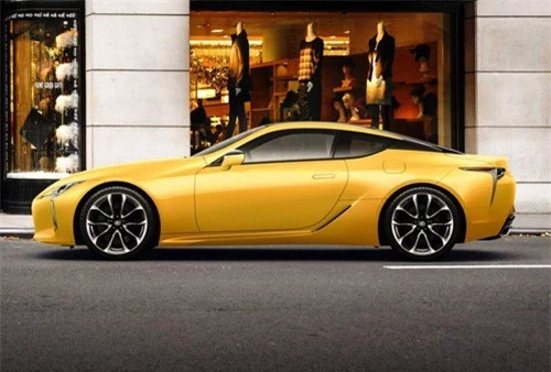 Giá khởi điểm cho chiếc Lexus LC Lustre Yellow là 127.130 USD 