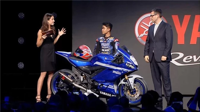 Yamaha YZF-R3 GYTR tại EICMA 2018.