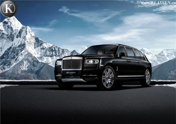 Muc so thi ban do Rolls-Royce Cullinan thanh limousine chong dan hinh anh 1