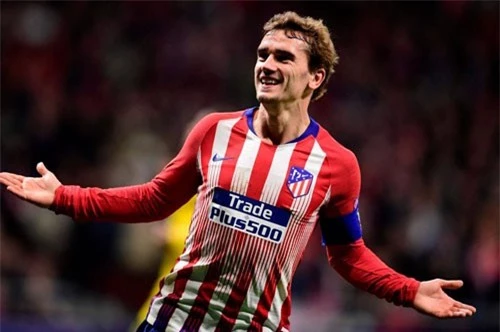 Tiền đạo cắm: Antoine Griezmann (Atletico Madrid, giá: 150 triệu euro).