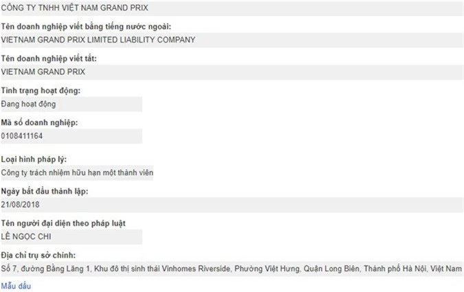 Lộ thông tin, tỷ phú Phạm Nhật Vượng ông chủ giải đua F1 tại Việt Nam