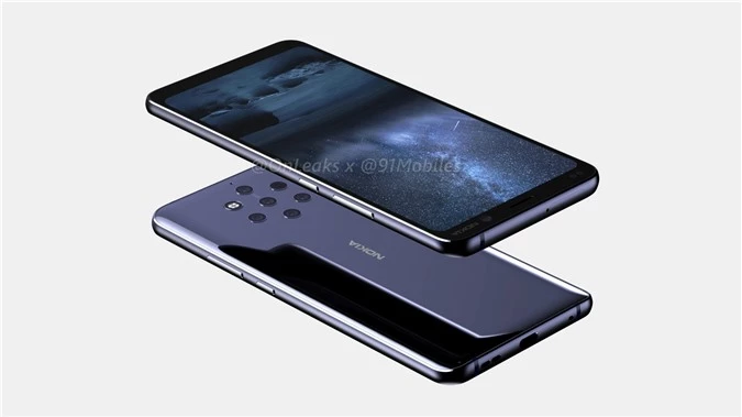 Nokia 9 bản concept vừa rò rỉ. 