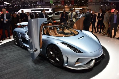 3. Koenigsegg Regera Concept 2015 (công suất tối đa: 1.790 mã lực).