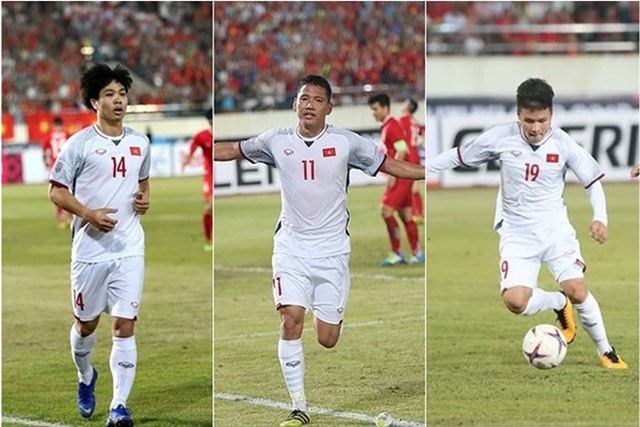 Ba cầu thủ họ "Nguyễn" của ĐT Việt Nam được báo nước ngoài vinh danh