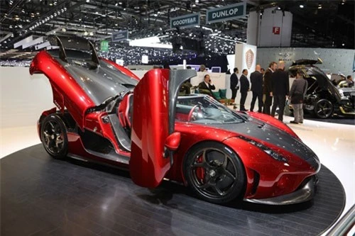 =6. Koenigsegg Regera 2017 (công suất tối đa: 1.600 mã lực).