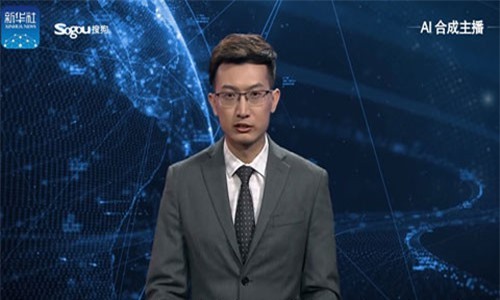 Clip: MC ảo tích hợp AI dẫn chương trình thời sự đầu tiên trên thế giới