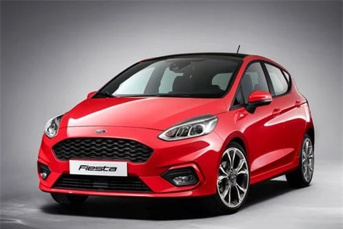 1. Ford Fiesta (doanh số: 5.564 chiếc).