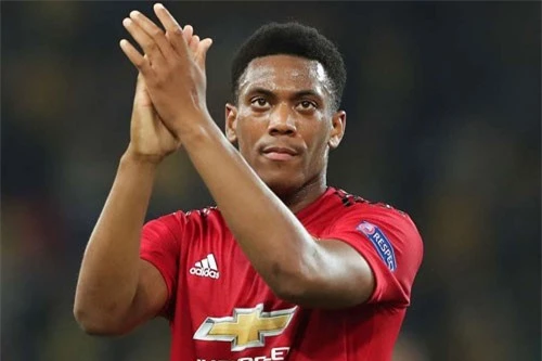 Tiền đạo: Anthony Martial (M.U).