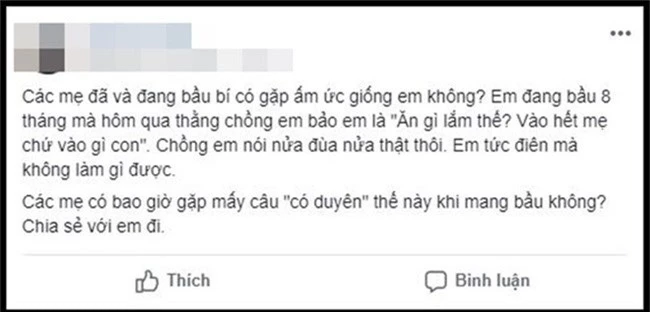 Cuối tuần rảnh rỗi, hội chị em đua nhau liệt kê loạt câu nói kém duyên những ngày mang thai - Ảnh 1.