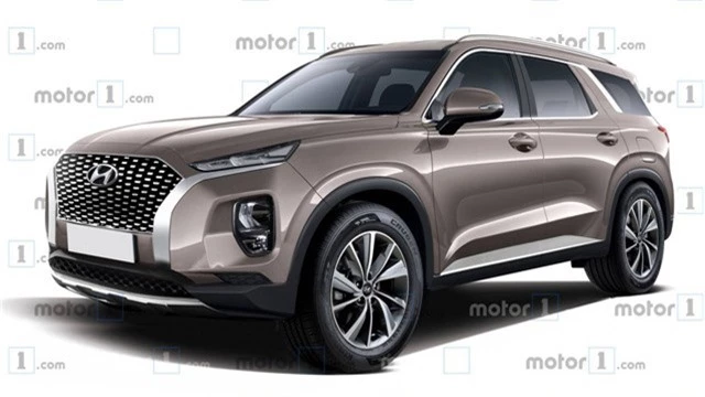 Đàn anh của Santa Fe - Hyundai Palisade lộ diện, chốt ngày ra mắt - Ảnh 1.