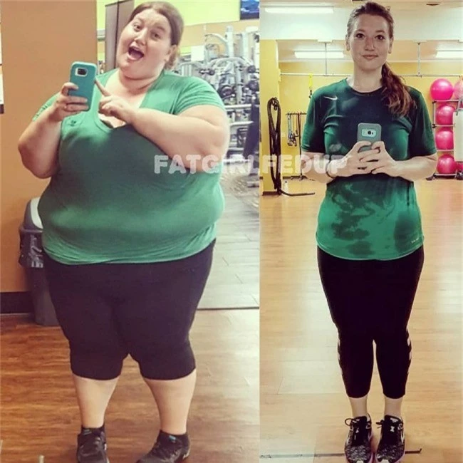 Lexi Reed sau gần 2 năm kiên trì giảm cân. 