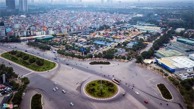 Toàn cảnh đường đua F1 tương lai tại Hà Nội từ trên cao - ảnh 11