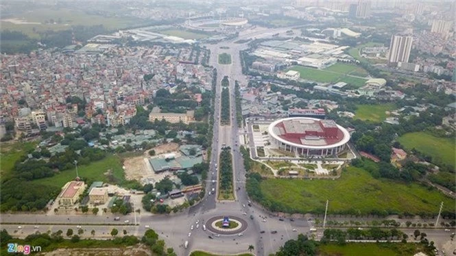 Toàn cảnh đường đua F1 tương lai tại Hà Nội từ trên cao - ảnh 6