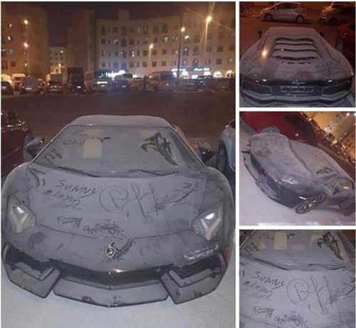 Lamborghini Aventador bị bỏ rơi và nằm phủ bụi, cư dân mạng thốt lên: "Người ăn không hết, người lần không ra"