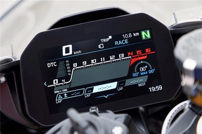 Siêu môtô BMW S1000RR 2019 lột xác hoàn toàn - Hình 10 Sieu moto BMW S1000RR 2019 lot xac hoan toan-Hinh-10