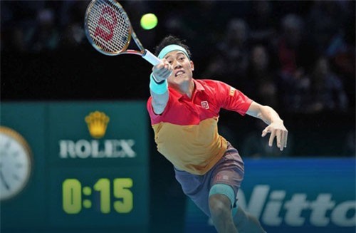 Nishikori gây bất ngờ trước Federer tại ATP Finals 2018