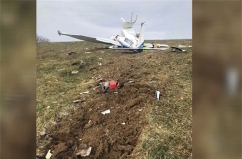 Rơi máy bay vì phi công lên cơn đau tim