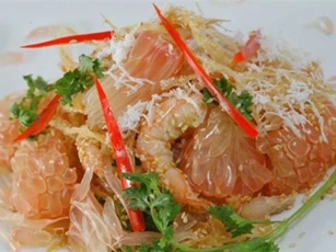Gỏi bưởi - món ngon miệt vườn ở Đồng Nai