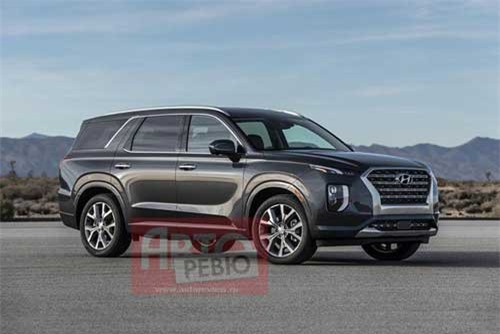 Hình ảnh chính thức đầu tiên của tân binh Hyundai Palisade