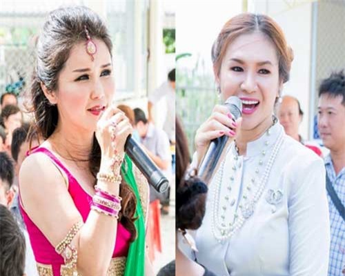 Hoa hậu Quý bà Thái Lan, Malaysia đội nắng hát phục vụ bà con Trà Vinh