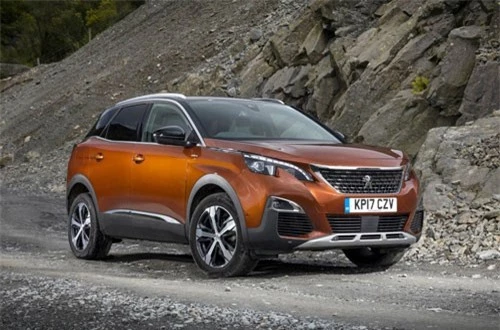 3. Peugeot 3008 (doanh số: 7.807 chiếc).