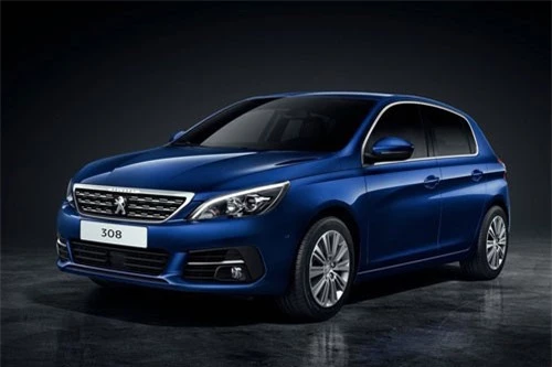 5. Peugeot 308 (doanh số: 6.166 chiếc).