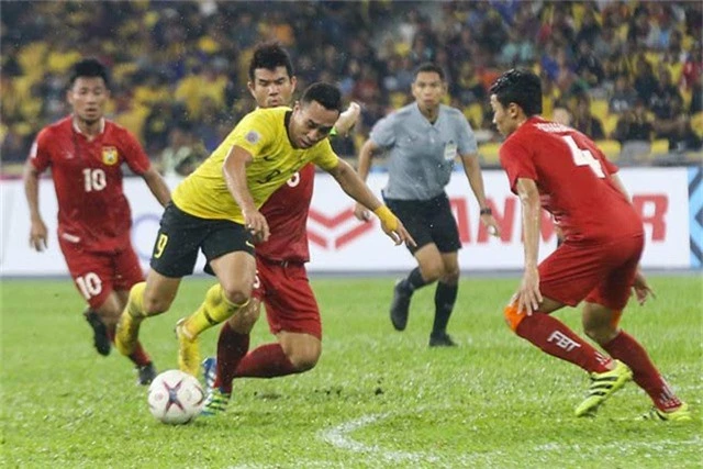  Malaysia vô cùng vất vả mới đánh bại Lào 3-1 trên sân nhà 