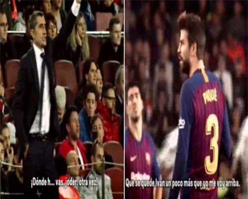 SỐC: Pique bật lại HLV Valverde, "xách mé" Suarez