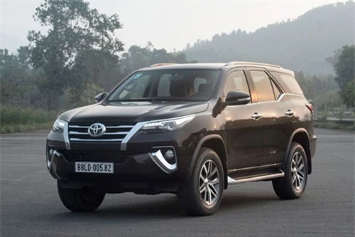 5. Toyota Fortuner (doanh số: 1.267 chiếc).