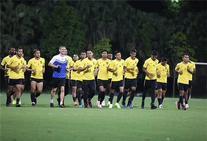 Malaysia tập gì chờ đấu tuyển Việt Nam ở Mỹ Đình?