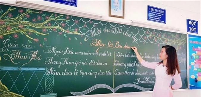 Một bài thi của giáo viên trường Bùi Thị Xuân (Bà Rịa Vũng Tàu).