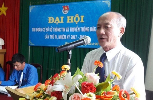 Ông Mai Vinh Quang khi còn giữ chức Giám đốc Sở Thông tin và Truyền thông tỉnh Đắk Nông (VH)