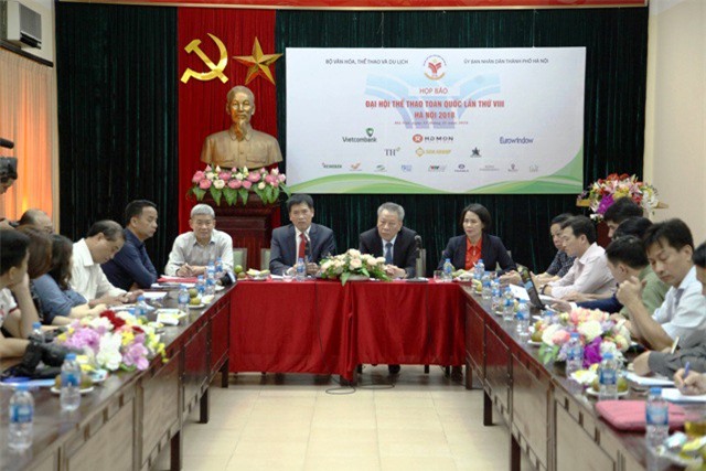 Hơn 7.000 VĐV tham gia Đại hội Thể thao toàn quốc lần thứ VIII năm 2018