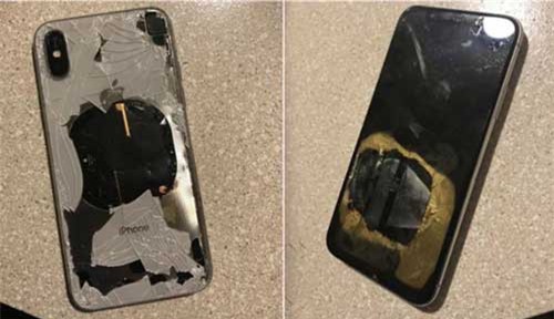 iPhone X phát nổ vì "lỡ dại" cắm sạc lúc nâng cấp iOS