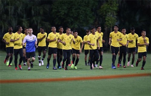 Tuyển Malaysia tập buổi đầu ở Việt Nam