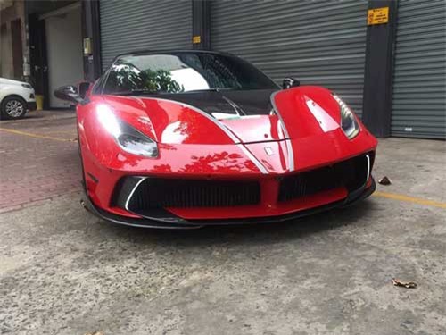 Dân chơi Sài Gòn nâng cấp Ferrari 488 GTB như siêu xe triệu đô LaFerrari