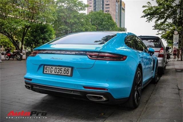 Bạn gái Cường Đô-la dạo phố Sài Gòn với Porsche Panamera màu độc - Ảnh 3.