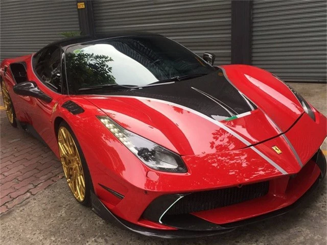 Dân chơi Sài Gòn nâng cấp Ferrari 488 GTB như siêu xe triệu đô LaFerrari - Ảnh 1.