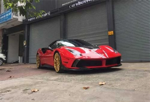 Dân chơi Sài Gòn nâng cấp Ferrari 488 GTB như siêu xe triệu đô LaFerrari