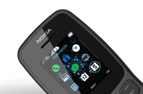 Mẫu điện thoại cơ bản mà Nokia vừa ra mắt dùng màn hình TFT 1,8 inch vói 65.000 màu. Màn hình này có độ phân giải 160x120 pixel, mật độ điểm ảnh 111 ppi, chia theo tỷ lệ 4:3.